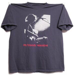 My Bloody Valentine Band Graphic Tee - Shoegaze Indie Rock Grey Shirt